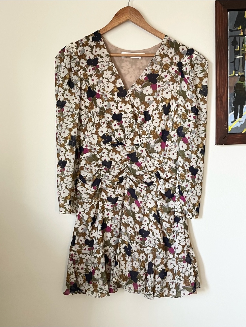 ASTR The Label ruched Mini dress- XL PTP 20 inch